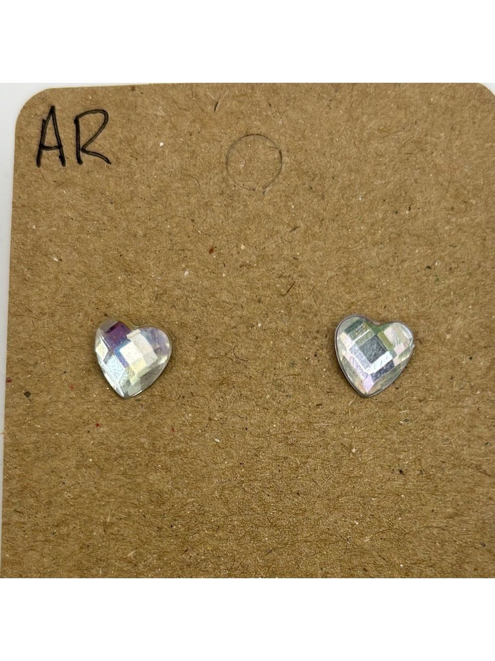 Heart Shaped Silver Earrings